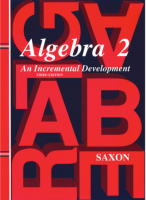 Saxon Algebra 2 (Grade 10)